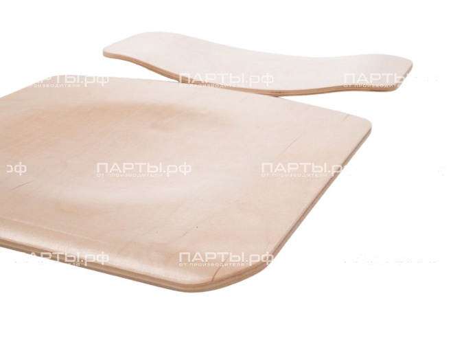 Сидение и спинка из фанеры для стула ученического (комплект) для 7 г/р с выжимом