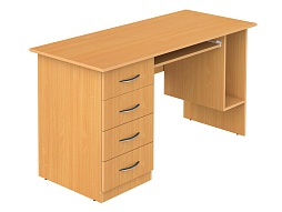 Стол компьютерный 1400 мм (мод.4) - СТК3.04