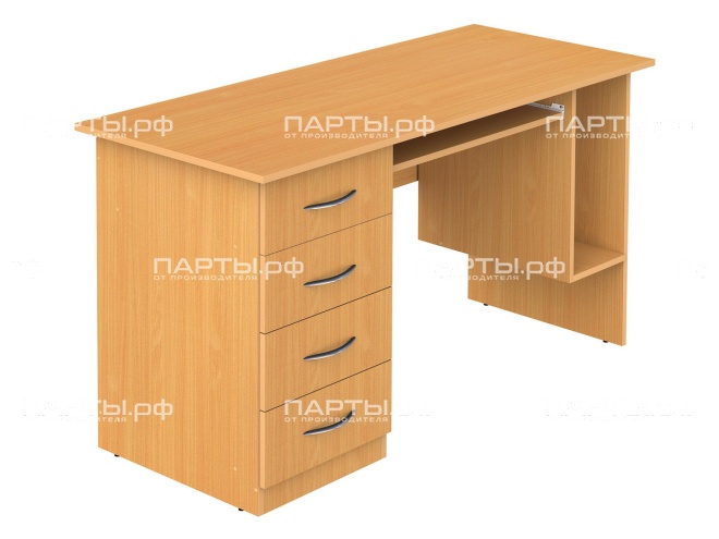 Стол компьютерный 1-тумбовый 1400 мм (мод.4) СТК3.04 Стол компьютерный 1-тумбовый 1400 мм (мод.4) СТК3.04