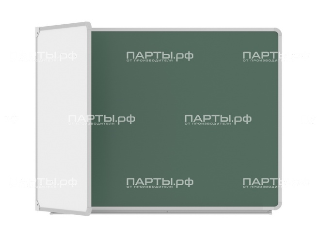 Двухэлементная магнитная доска комбинированная 150x75 см ДО-21к