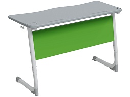 Стол 2-местный 5-7 г/р "Альтер" АГРОТЕХ PL, серый / зеленый - СУ.2.57.АПА-Б.СЖ