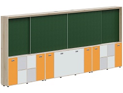 Рельсовая система хранения 4800х300х1930 мм - МКП.4.П.Н.1-Д.БСО