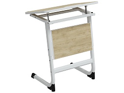 Стол 1-местный 5-7 г/р с наклоном "Логика" - СУ.1.57.ЛУ-Б.Д