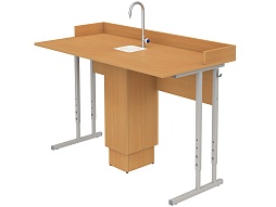 Стол для химии с мойкой регулируемый 4-6 г/р - СТХб1.46