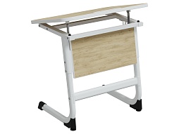 Стол 1-местный 3-5 г/р с наклоном "Логика" - СУ.1.35.ЛУ-Б.Д