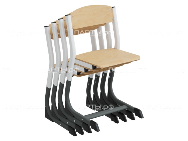 Стул школьный ученический 3-5 г/р "Логика" регулируемый СтУ.35.Л-БГ (фанера, м/к белый/графит) Стул школьный ученический 3-5 г/р "Логика" регулируемый СтУ.35.Л-БГ (фанера, м/к белый/графит)