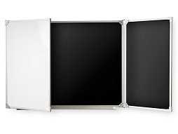 Доска для мела и маркера черная 240х100 см - ДКч 3.36