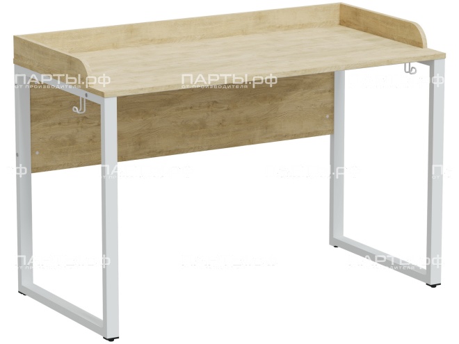 Стол лабораторный для кабинета физики 6 г/р "Квадро" СЛ.2.К-Б.Д (дуб "Бардолино", м/к белый)