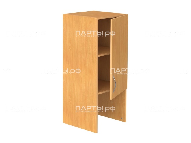 Секция шкафа модульного верхняя 3-ярусная узкая закрытая с нишей (левая) ШКВ3.11л