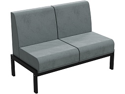 Диван модульный 2-местный "Лофт" - ДМЛ.2-Ч.С