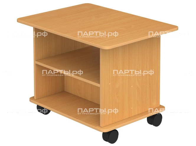 Стол журнальный мобильный СТЖ2-Б (бук "Бавария")