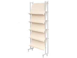 Стеллаж демонстрационный библиотечный - СБЭ1-С.Д