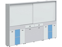 Рельсовая система хранения 3500х300х2080 мм - МКП.2.П.С.2-С.БСС