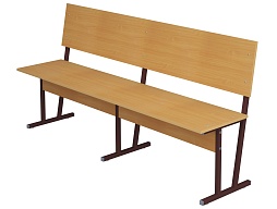 Скамья 3-местная аудиторная 6 г/р - СКА3-КЧ.Б
