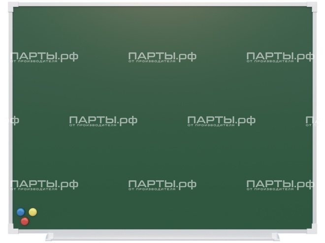 Одноэлементная магнитная меловая доска 120х90 см ДЗ 1.09