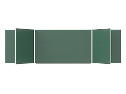 Доска 5-элементная меловая 400x120 см - ДО-59з