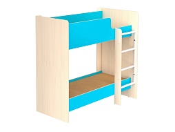 Кровать 2-ярусная "цветная" - КРД2.03дц