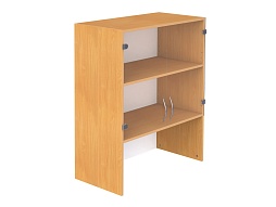 Секция 3-ярусная широкая со стеклом и нишей - ШКВ3.23