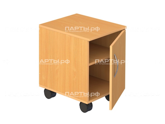 Тумба подкатная мобильная с дверью на колесах ТМБм1.02