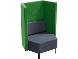 Диван 1-местный с высокой спинкой "Флекс" - ДВФ.1-СЗ