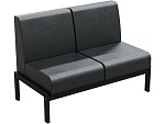 Диван модульный 2-местный "Лофт", черный