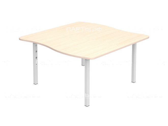 Стол "Волна" игровой "дуб" регулируемый 1-3 г/р СТДв1д