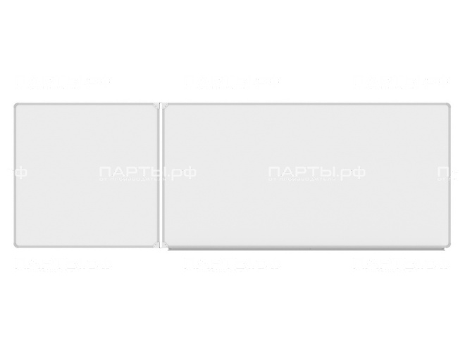 Двухэлементная магнитная доска для маркера 300х100 см ДО-25б Двухэлементная магнитная доска для маркера 300х100 см ДО-25б