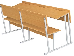 Парта 3-местная "Моноблок" 6 г/р - ПМА3-С.Б