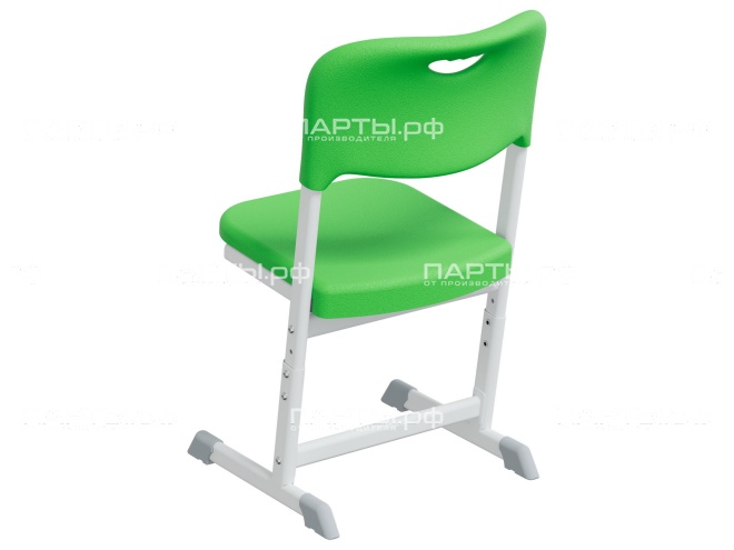 Стул школьный ученический 5-7 г/р "Нова" PL регулируемый СтУ.57.НП-Б.З (зеленый, м/к белый)