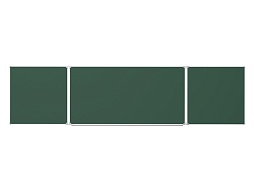 Доска 3-элементная меловая 400x100 см - ДО-35з