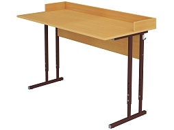 Стол для физики с бортом регулируемый 4-6 г/р - СТФб1.46-КЧ.Б