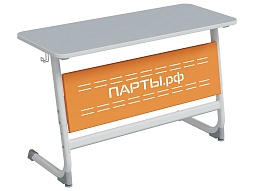 Стол 2-местный 5-7 г/р "Логика" с перфорированным экраном - СУ.2.57.ЛП-Б.СО