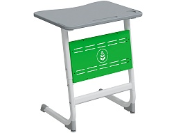 Стол 1-местный 5-7 г/р "Логика" АГРОТЕХ PL, серый / зеленый - СУ.1.57.ЛППА-Б.СЗ