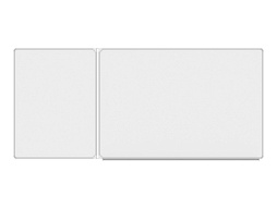 Доска 2-элементная маркерная 270x120 см - ДО-28б