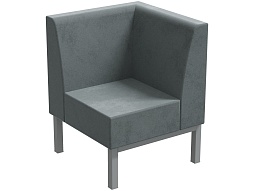 Диван модульный угловой "Лофт", серый - ДМЛ.У-С.С