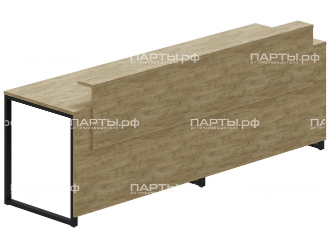 Стол президиума "Прайм" СП.П.1-Ч.Д (дуб "Бардолино", м/к черный) Стол президиума "Прайм" СП.П.1-Ч.Д (дуб "Бардолино", м/к черный)