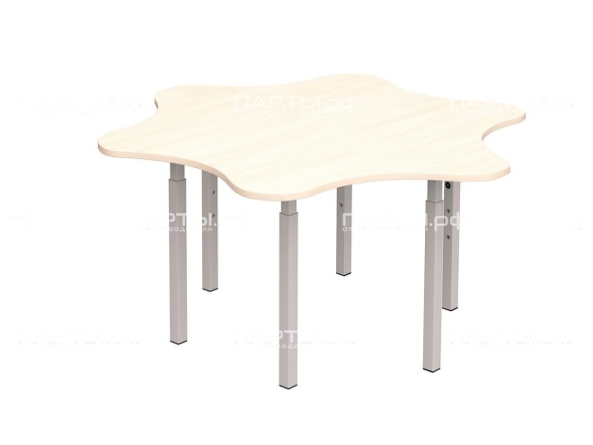 Стол "Ромашка" игровой "дуб" регулируемый 1-3 г/р СТР1д Стол "Ромашка" игровой "дуб" регулируемый 1-3 г/р СТР1д