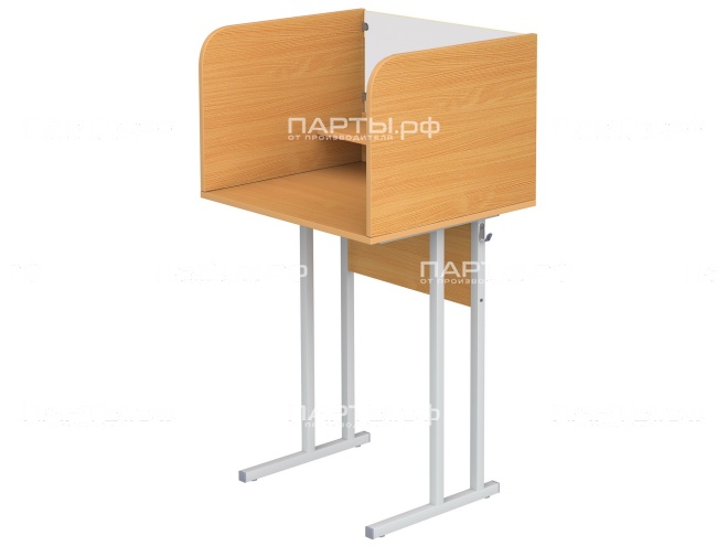 Стол 1-местный лингафонный 3 г/р нерегулируемый школьный СТИ1.3 (бук, м/к серый, квадратная труба) Стол 1-местный лингафонный 3 г/р нерегулируемый школьный СТИ1.3 (бук, м/к серый, квадратная труба)