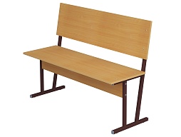 Скамья 2-местная аудиторная 6 г/р - СКА2-КЧ.Б