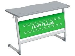 Стол 2-местный 5-7 г/р "Логика" PL с перфорированным экраном - СУ.2.57.ЛПП-Б.СЗ