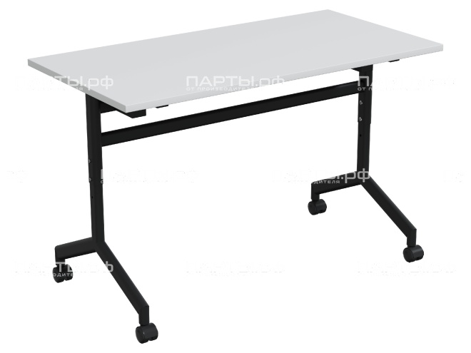 Стол складной Флип-Топ Flip-Top Прямоугольник 5-7 г/р регулируемый четырёхместный 1200х600 мм СС.12.6.ФП-Ч.Б (белый, м/к черный) Стол складной Флип-Топ Flip-Top Прямоугольник 5-7 г/р регулируемый четырёхместный 1200х600 мм СС.12.6.ФП-Ч.Б (белый, м/к черный)