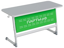 Стол 2-местный 3-5 г/р "Логика" с перфорированным экраном - СУ.2.35.ЛП-Б.СЗ