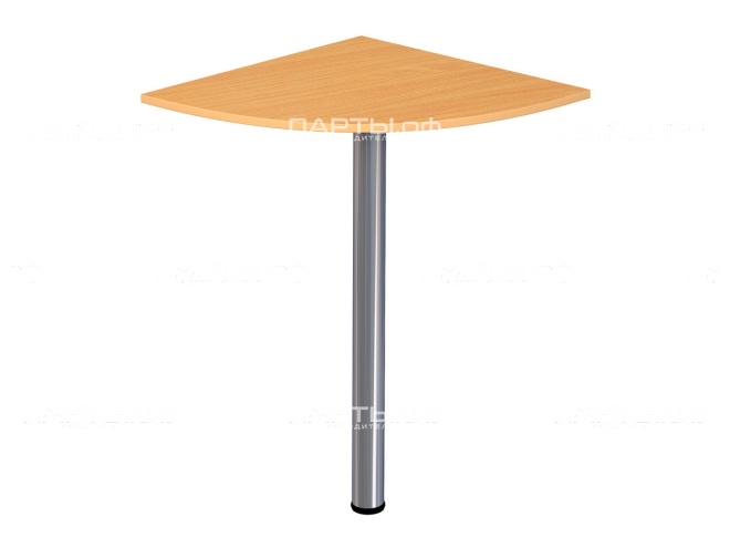 Приставка к письменному столу угловая на металлической опоре СПРм1.06