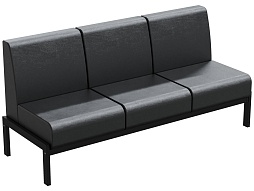 Диван модульный 3-местный "Лофт" - ДМЛ.3-Ч.Ч