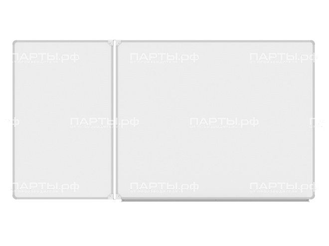 Двухэлементная магнитная доска для маркера 225х120 см ДО-27б