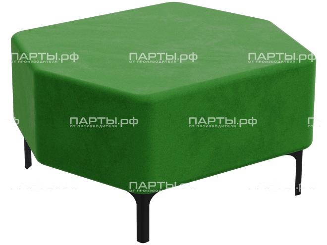 Пуф 1-местный "Флекс" 830х700х430 мм ПФ.1-З (обивка - зеленый) Пуф 1-местный "Флекс" 830х700х430 мм ПФ.1-З (обивка - зеленый)
