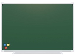 Доска 1-элементная меловая 90x60 см - ДЗ 1.08