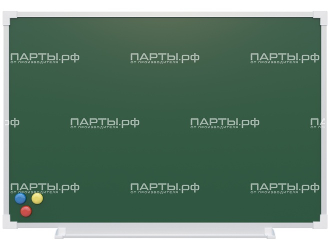 Одноэлементная магнитная меловая доска 90х60 см ДЗ 1.08
