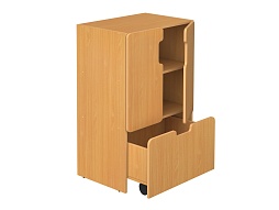 Стеллаж для игрушек 3-ярусный закрыт. "бук" - ГКД3.02б