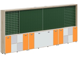 Рельсовая система хранения 4800х300х1930 мм - МКП.4.П.Н.4-Д.БСО